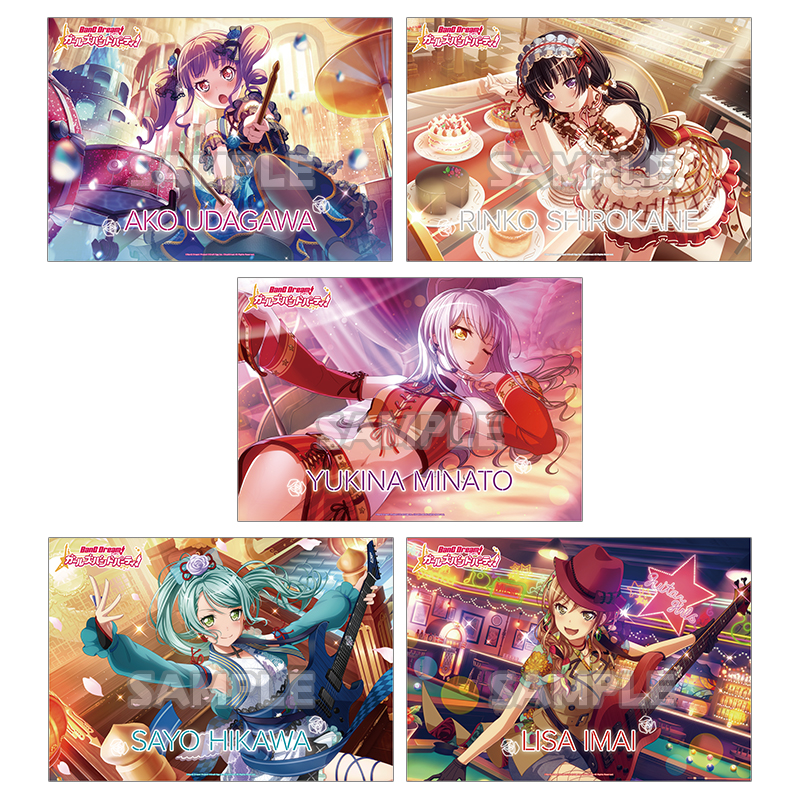 バンドリ！ ガールズバンドパーティ！　A2クリアポスター Roselia
