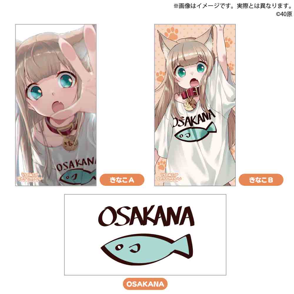 うちのねこが女の子で可愛い ジャンボバスタオル
