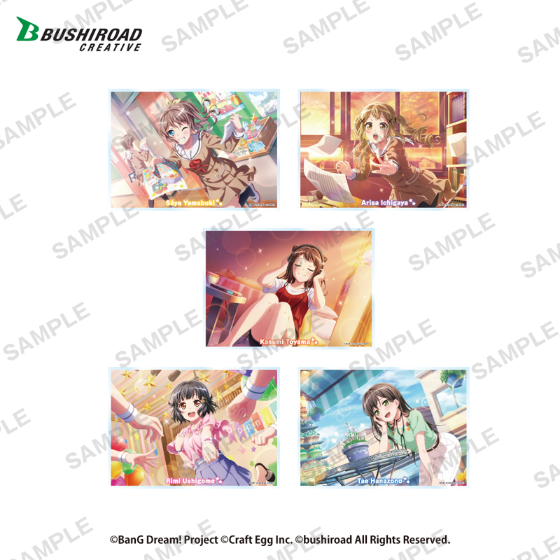 バンドリ！ガールズバンドパーティ！　 イラストアクリルボード（Poppin’Party ）