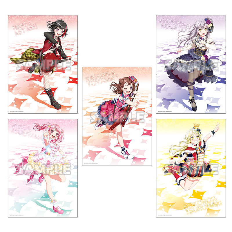 バンドリ！ガールズバンドパーティ！A2クリアポスター